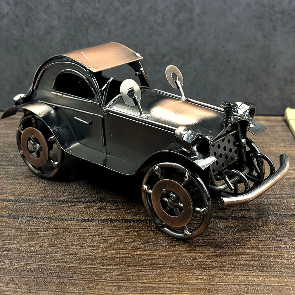 Car Accessories Xmas - Ornement de voiture ancienne en fer,