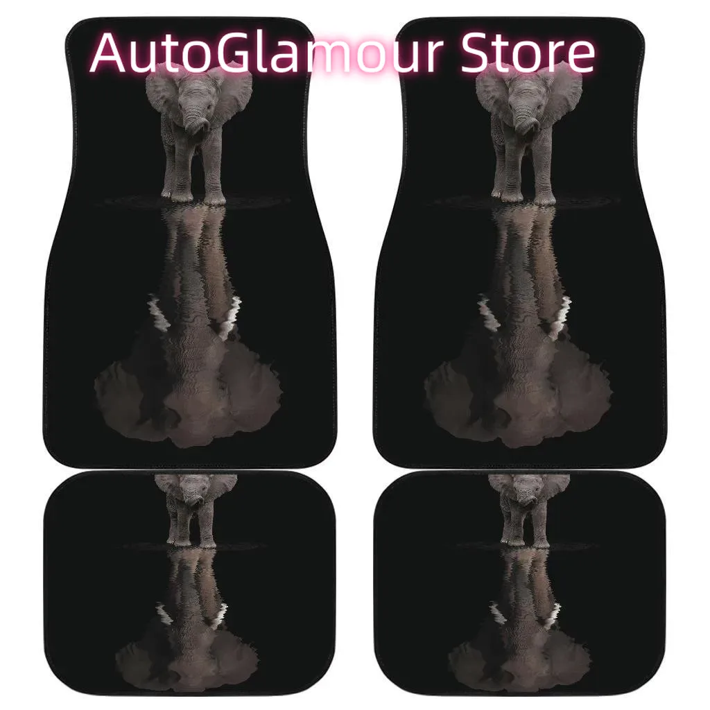 Car Accessories Amazon - Éléphant Amazon forêt en noir thème