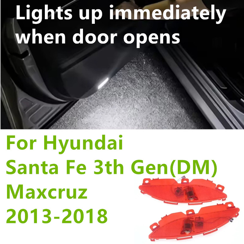 Car Accessories Xmas - 2 lampes de bienvenue LED pour