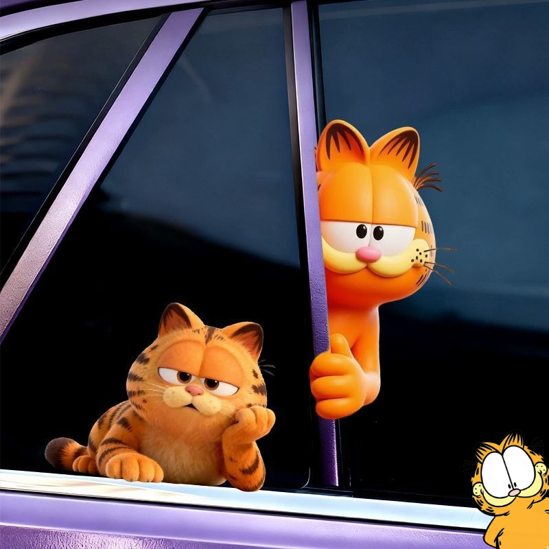 Car Accessories Wholesale - Autocollants Garfield dessin animé mignon et