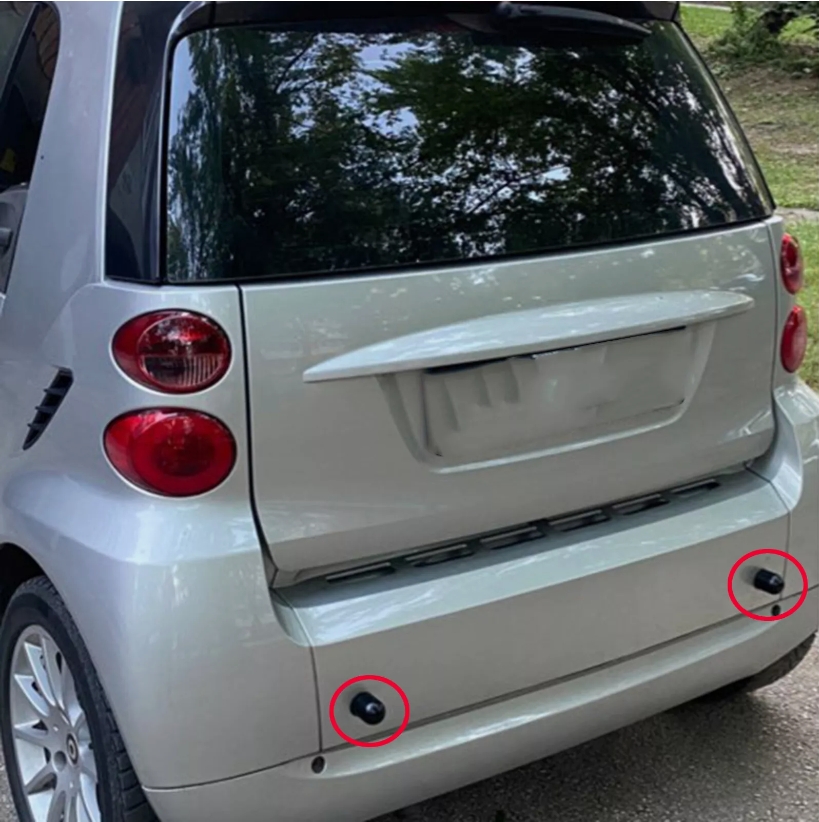 2PCS Pare-chocs arrière rond d - Car Accessories Wholesale avis et prix