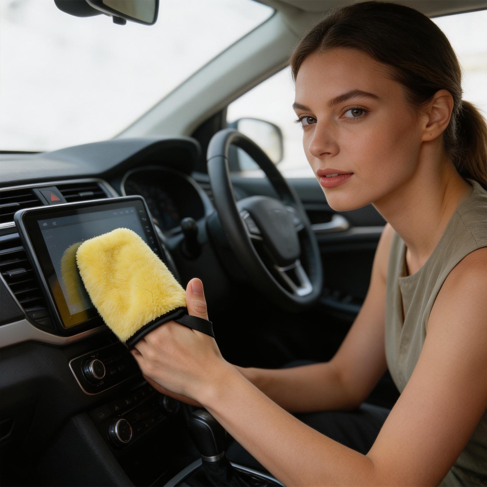 Gant de lavage en microfibre d - Car Detailing Brush avis et prix