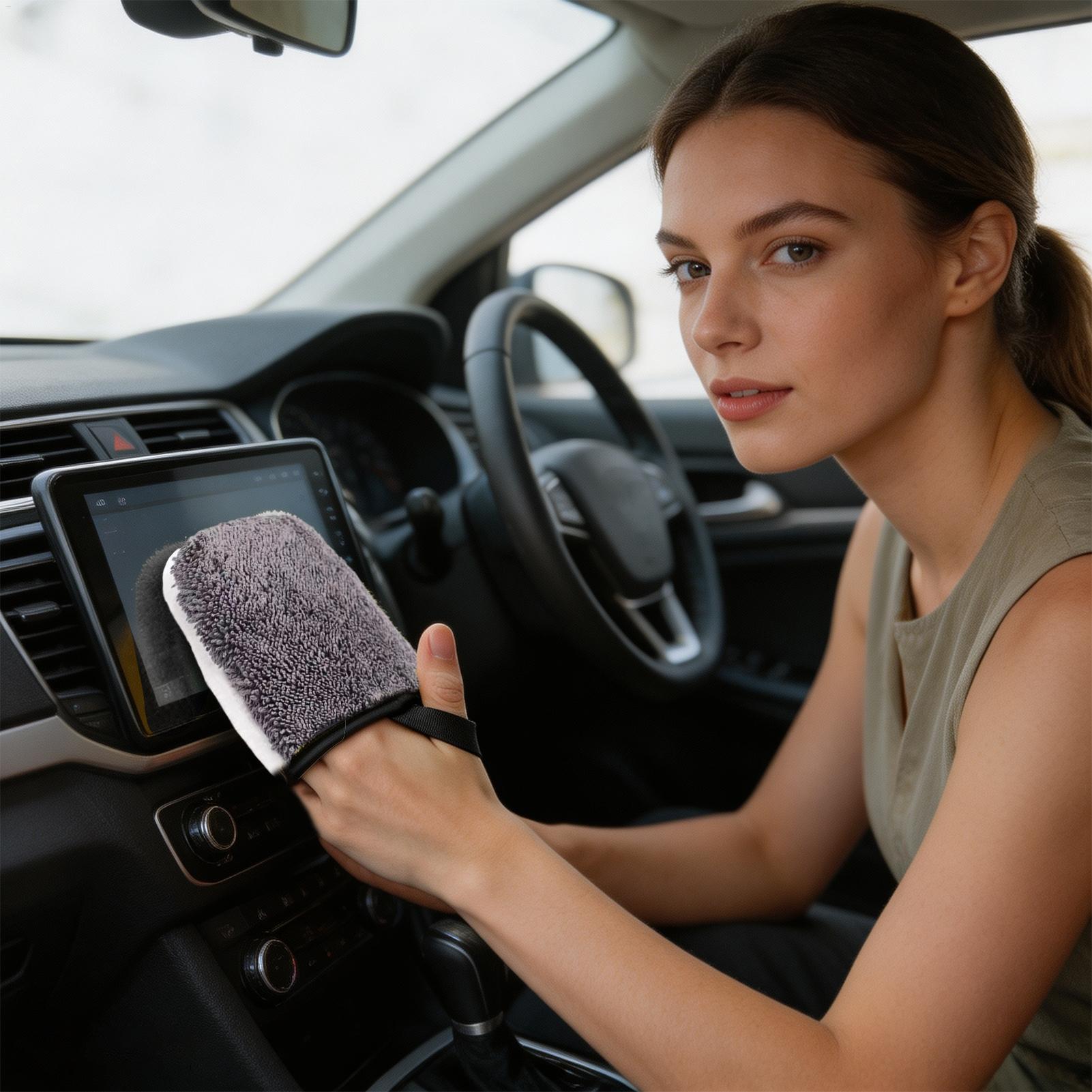 Gant de lavage en microfibre d - Car Detailing Brush avis et prix