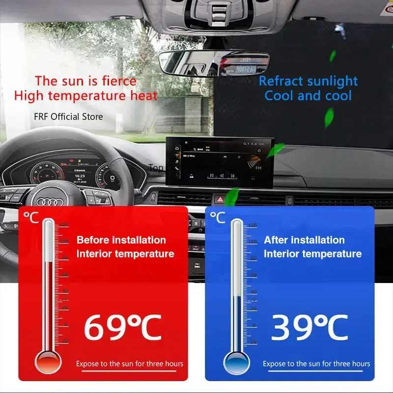 Pare-soleil à couverture compl - Car Accessories Xmas avis et prix
