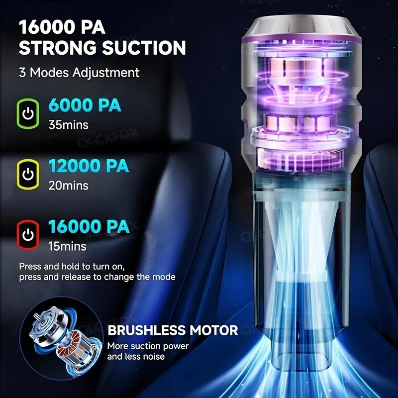 Aspirateur de voiture haute pu - Car Vacuum Cleaner avis et prix