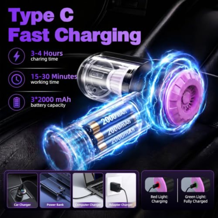 Aspirateur de voiture portatif - Car Vacuum Cleaner avis et prix