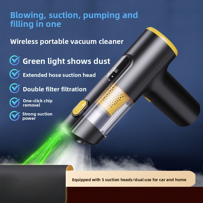 Aspirateur de voiture à lumièr - Car Vacuum Cleaner avis et prix
