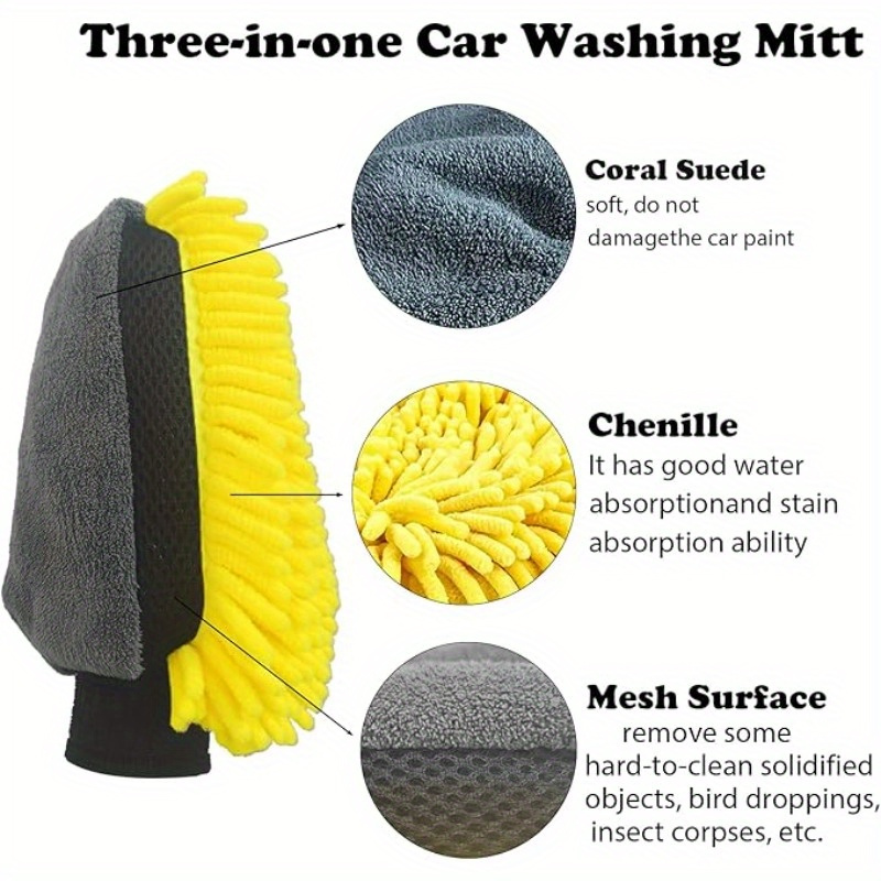 Gants de lavage de voiture dou - Car Detailing Brush avis et prix