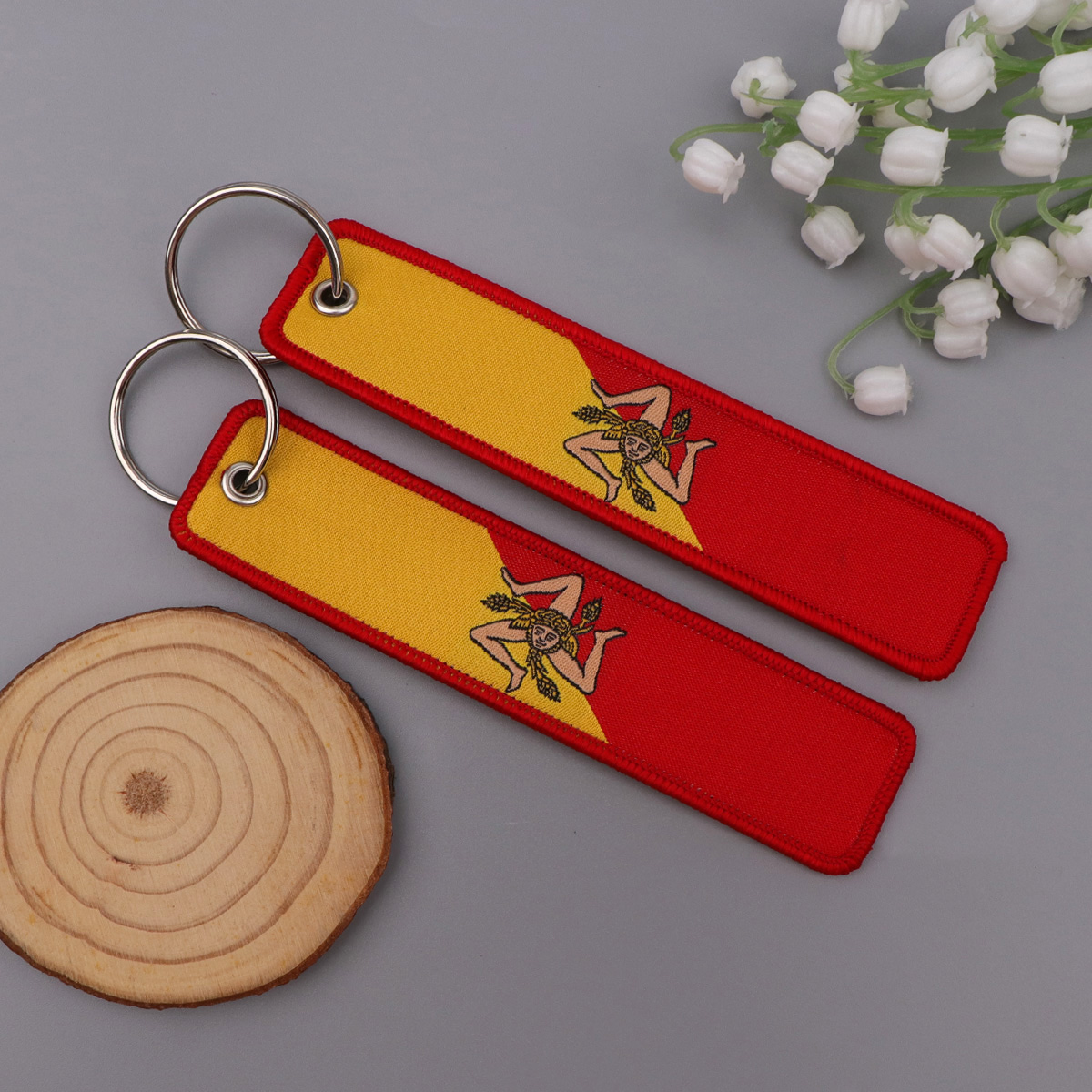 Porte-clés brodé d'aviation, 1 - Car Accessories Quotation avis et prix